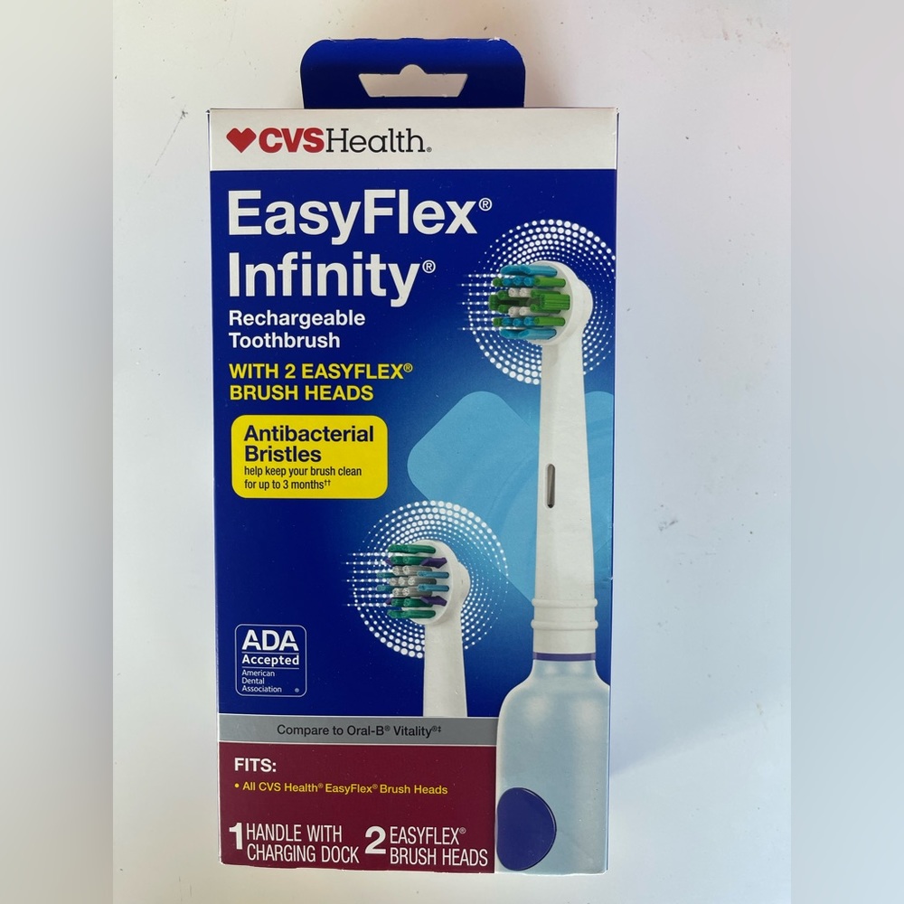 New Easy Flex Infinity Rechargeable Toothbrush